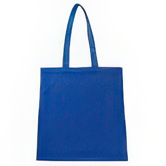 Torba bawełniana do nadruku, kolor - niebieski, 150 g/m2