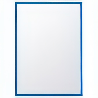 Magnetic Frame for Documents blue A4