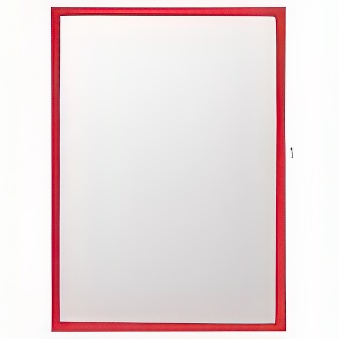 Magnetic Frame for Documents red A4
