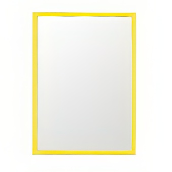 Magnetic Frame for Documents yellow A4