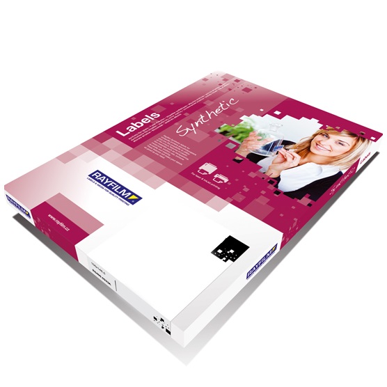 320 x 487 mm White Matte Self-Adhesive Film for Laser Printers and Copiers - 100 Sheets