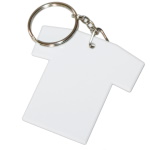 T-shirt key chain for sublimation overprint - 25 pieces