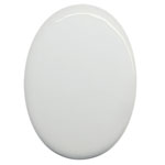 Ceramic white oval tile for sublimation - 20 pieces