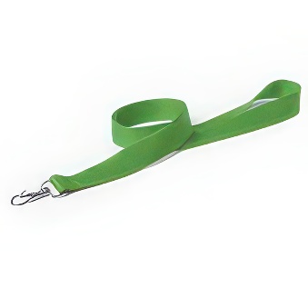Lanyard for solvent printing green - 10 pieces