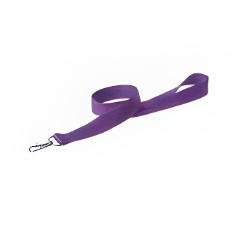 Lanyard for solvent printing purple - 10 pieces