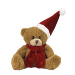 Brown Christmas teddy bear