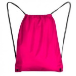 Drawstring bag with black string - 10 pieces