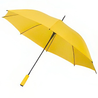 Umbrella with foam handle for sublimation yellow 104 cm