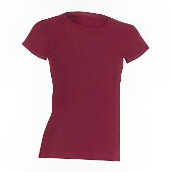 T-shirt Standard for printing Colour: claret Size: 2XL