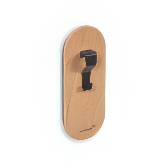 Whiteboard Wooden Paper Hook Magnetic 2pcs