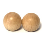 Spherical magnets in a wooden housing