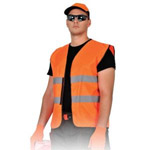 Orange, reflective vest