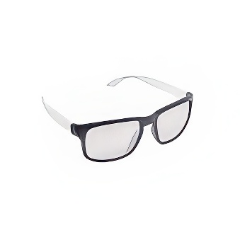Two-colour Sunglasses with UV400 protection, black/white