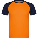 T-shirt with colour sleeves