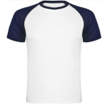Kids' sublimation T-shirt with colour sleeves