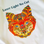 Laser Light No Cut - Transfer paper for light textiles for white toner printers