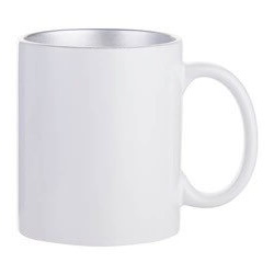 Inside color outside white sublimation mug