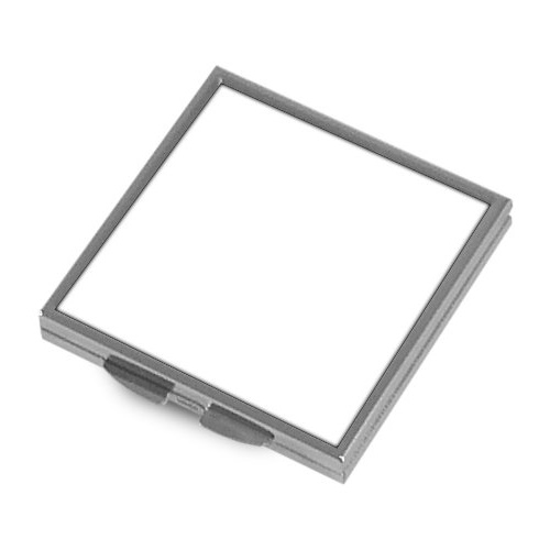 Metal mirror for sublimation - square 6x6 cm