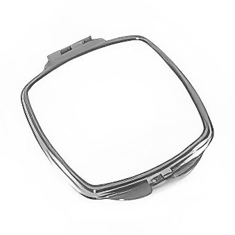 Metal mirror for sublimation - rounded square 6,5x7,5 cm