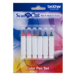Color pen set for Brother CM/SDX plotters - 6 pieces