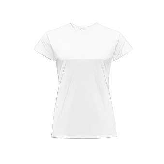Women&rsquo;s T-shirt white Premium Colour: white Size: 3XL