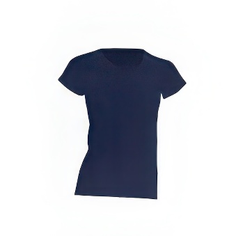 T-shirt V-Neck for printing Colour: navy blue Size: 2XL