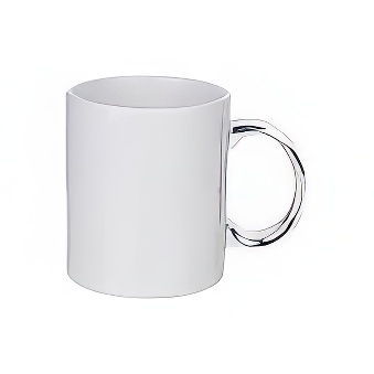 Sublimation Mug - Silver Handle 330 ml
