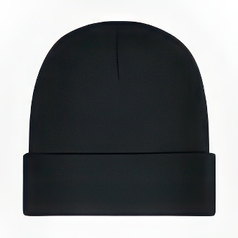 Winter cap, black, 126 g/m2