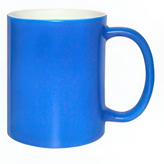 Kubek do sublimacji - neonowy niebieski 330 ml