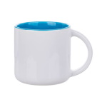 Inside color outside white sublimation mug - 400 ml