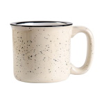 Big vintage ceramic mug for sublimation