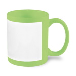 Sublimation Mug with White Printable Panel