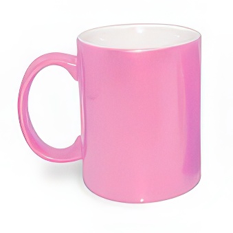 Pearl Sublimation Mug, light pink, 330 ml