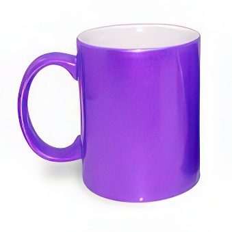 Pearl Sublimation Mug, purple, 330 ml