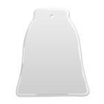 Ceramic pendant for sublimation - bell