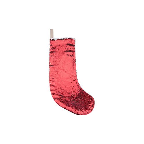 Christmas sock with sublimation sequins