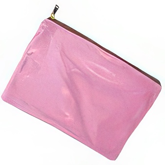 Glitter makeup bag for sublimation pink 16,5x23 cm 