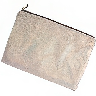Glitter makeup bag for DTF colur champagne 16,5x23 cm
