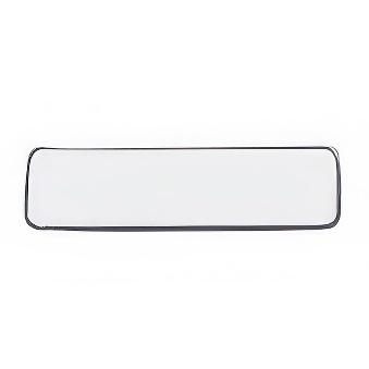 Sublimation metal badge - rectangular 2x7 cm