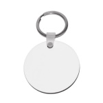MDF keychain - round for sublimation and engraving - 10 pieces