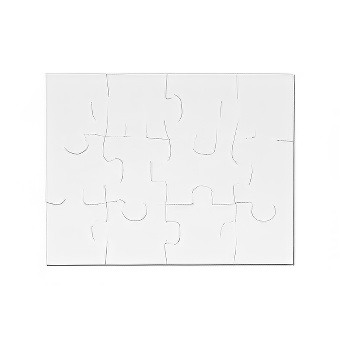 Puzzles for sublimation - 12 elements 18x13 cm