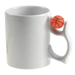 Sublimation Mug - with Basketball on Handle