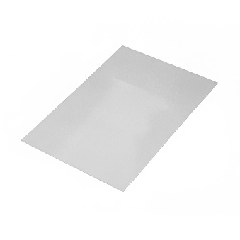 Aluminium Sheet for Heat Transfer, Sublimation, DTF Printing and Engraving - Silver Glossy, 150 x 100 mm