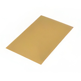 Aluminium Sheet for Heat Transfer, Sublimation, DTF Printing and Engraving - Gold Glossy, 150 x 100 mm