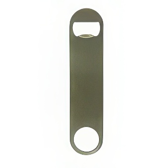 Metal bottle opener for sublimation and engraving silver, 4 x 18 cm