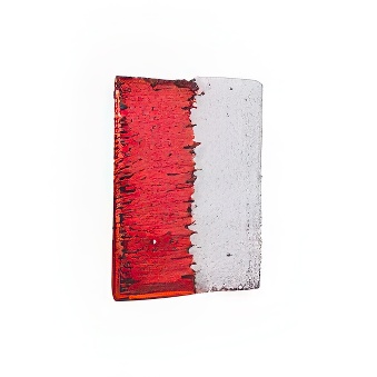 Notebook - diary with two-color thermo sequins for sublimation cover - red