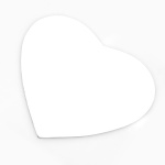 Heart-shaped Mousepad for Sublimation