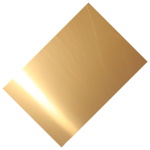 Mirrored aluminium plate for sublimation overprint