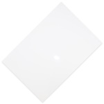 Glossy aluminium plate for sublimation overprint