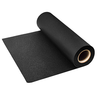 HeatFlex sandy glitter film black